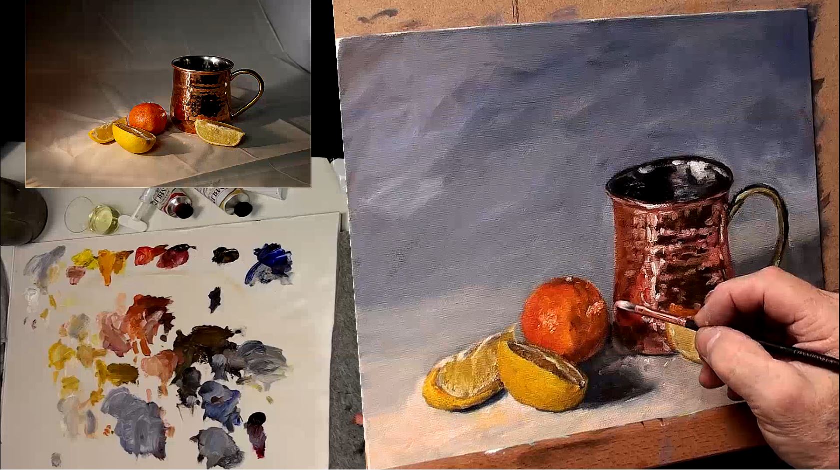 Cours peinture acrylique enfant