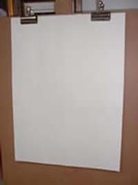 peindre sur du papier