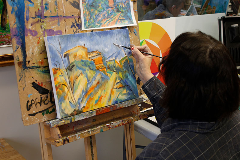 cours de peinture à l'huile pour avancé