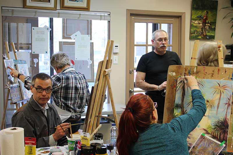 cours peinture huile débutant