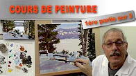 peindre un paysage d'hiver