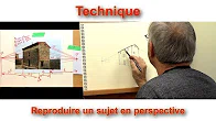 peindre un sujet en perspective