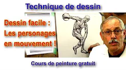 dessiner un personnage en mouvement