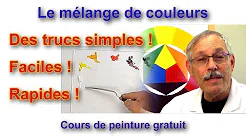 Le mélange des couleurs facile pour débutants